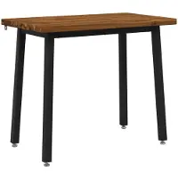 vidaXL Vierkante Eettafel 110 x 55 x 75 cm Massief Acacia Hout
