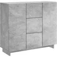 vidaXL Dressoir Betongrijs 85,5 x 31 x 75 cm Bewerkt hout
