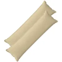 vidaXL Kussensloop 2 st HOUTEN Grijs Groen 40 x 145 cm corduroy