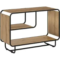 vidaXL Dressoir Artisanaal eiken 93.5 x 37.5 x 64.5 cm Bewerkt hout