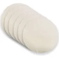 vidaXL Kussensloop 6 st HEERLEN Crèmekleurig Diam. 40 cm Bouclé