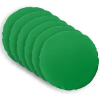 vidaXL Kussensloop 6 st HEERLEN Groen Diam. 30 cm Polyester