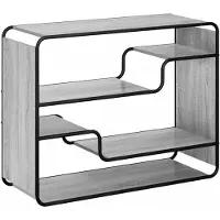vidaXL Dressoir Grijs Sonoma 98 x 37,5 x 75,5 cm Bewerkt hout