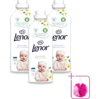 Lenor 3 x - Wasverzachter - Gevoelig - Milde Geur - 41 Wasbeurten - Bulkverpakking - Wasverzachter - Douchemop - Gevoelige huid