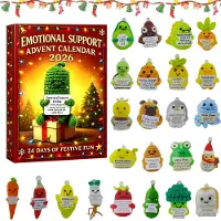 Dripio Adventskalender 2026, 2D-acrylsfiguren, set van 24 stuks