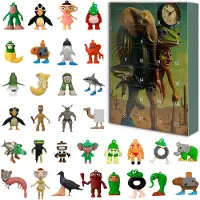 Dripio Adventskalender met 24 stukjes, met mythische figuren, van kunststof