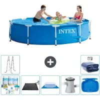 Intex Framezwembad, rond - 305x76 cm - 8-delig, model S20424