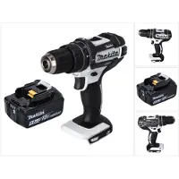 Makita DHP 482 T1 W accu-slagboormachine 18 V 62 Nm + 1x accu 5,0 Ah - zonder oplader