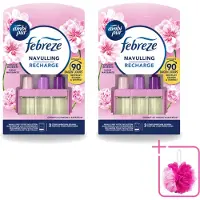 Ambi Pur 2 x - 3Volution - Navulling - Vleugje Bloesem - 20 ml - Bulkverpakking - Geurverspreider - Douchemop - Frisheid