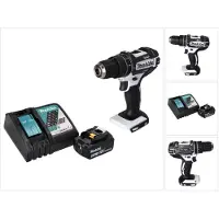 Makita DHP 482 RT1 W accu-slagboormachine 18 V 62 Nm + 1x accu 5,0 Ah + oplader