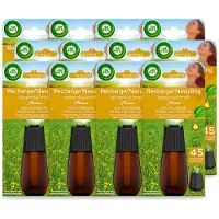 Air Wick 12 x Essential Mist - Navulling - Happiness - Ananas & Wilde Munt - 20ml - Voordeelverpakking - 12 stuks