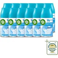 Air Wick 12 x - Luchtverfrisser Navulling - Bloem & Fris - Automatische Spray - 250 ml - Wasstrips - Luchtverfrisser - Bloemige Geur - Automatische Geurverspreiding - Geurneutralisatie - 24/7 Geurstop