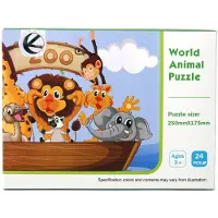 Efko Puzzel Grote Dierenpark Baby, 24 stukjes