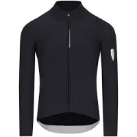 Q36.5 - Dottore Woolf L/S Jersey - Fietsshirt L, zwart