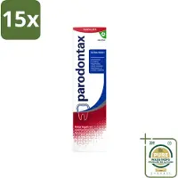 Parodontax 15 x – Tandpasta – Extra Fresh – 75 ml - Wasstrips - Tandpasta Voor Bloedend Tandvlees - Gezond Tandvlees - Tandpasta Met Fluoride - Frisse Mond - Tandpasta Extra Fresh