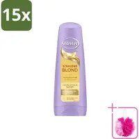 Andrélon 15 x – Conditioner – Stralend Blond – 200 ml - Bulkverpakking - Blond haar verzorgen - Douchemop - Verhelderen