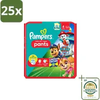 Pampers 25 x – Luierbroekjes – Baby Dry Pants Paw Patrol Maat 4 – 25 Luiers - Wasstrips - Baby Luier - Luierbroek - Droge Luier - Luier Voor Baby - Luier Broek