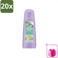 Unilever 20 x – Conditioner – Volume Boost – 200 ml - Bulkverpakking - Volume boost haar - Douchemop - Kokos conditioner