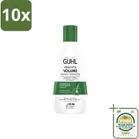 Guhl 10 x – Shampoo – Kracht & Volume – 250 ml - Wasstrips - Kracht En Volume Shampoo - Haar Uitval Shampoo - Dun Haar Shampoo - Biotine Shampoo - Rozemarijn Shampoo