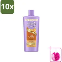 Unilever 10 x – Shampoo – Oil & Care – 685 ml - Bulkverpakking - Haar verzorging - Douchemop - Pluisvoorkomen