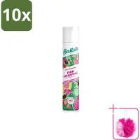 Batiste 10 x - Pink Pineapple - Droogshampoo - Friszoete Geur - Verfrist en Geeft Volume - 200ml - Bulkverpakking - Droogshampoo - Douchemop - Fris haar