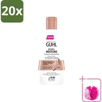 Guhl 20 x - Shampoo - Bond+ Restore - 250 ml - Bulkverpakking - Herstel haar - Douchemop - Beschadigd haar