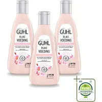 Guhl 3 x Voedende Shampoo - voor droog haar - 250 ml - Voordeelverpakking - 3 stuks
