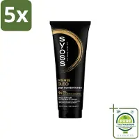 Syoss 5 x - Intense Oleo - Deep Conditioner - Voedt & Verzacht - 250 ml - Grootverpakking - Vaatwasstrips - Haarvoeding - Haarverzorging - Haarzacht - Haarpluis - Haarverzwaart