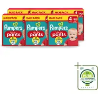 Pampers 6 x – Luierbroekjes – Baby Dry Pants Maat 4 – 90 Luiers - Grootverpakking - Vaatwasstrips - Baby Luier - Luierbroek - Droge Luier - Luier Voor Baby - Luier Voor Kind