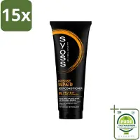 Syoss 15 x - Intense Repair - Deep Conditioner - Herstelt & Versterkt - 250 ml - Grootverpakking - Vaatwasstrips - Herstel Haar - Droog Haar - Beschadigd Haar - Protein Reparatie - Haar Verzorging