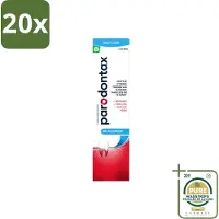 Parodontax 20 x – Tandpasta – Zonder Fluoride – 75 ml - Wasstrips - Tandpasta Zonder Fluoride - Gezond Tandvlees - Tandplak Verwijderen - Natuurlijke Mondhygiëne - Frisse Adem