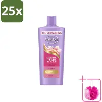 Andrélon 25 x – Shampoo – Levendig Lang – 685 ml - Bulkverpakking - Lang haar verzorging - Douchemop - Biotine shampoo