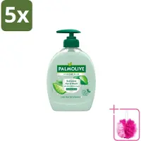 Palmolive 5 x – Handzeep – Hygiene Plus Sensitive – Pompje - 300 ml - Bulkverpakking - Gevoelige huid - Douchemop - Handzeep