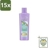 Unilever 15 x – Shampoo – Volume Boost – 250 ml - Wasstrips - Haar Volume - Volume Shampoo - Kokos Shampoo - Aloë Vera Shampoo - Fijn Haar
