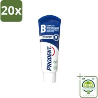 Prodent 20 x – Tandpasta – Complete Bescherming – Pro-Zinc Technologie – 75 ml - Grootverpakking - Vaatwasstrips - Tandpasta - Mondgezondheid - Antibacteriële Tandpasta - Pro-Zinc - Fluoridetandpasta