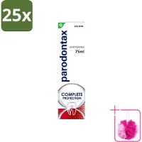 Parodontax 25 x – Complete Protection Whitening – Tandpasta tegen Bloedend Tandvlees – 75 ml - Bulkverpakking - Gezond tandvlees - Douchemop - Witte tanden