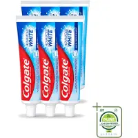 Colgate 6 x - Advanced White - Tandpasta - 100ml - Grootverpakking - Vaatwasstrips - Tandpasta - Witte Tanden - Vlekverwijdering - Tandbederf - Gaatjes