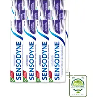 Sensodyne 12 x - Tandpasta - Gum Protection - Tandvleesverzorging - 75 ml - Grootverpakking - Vaatwasstrips - Gevoelige Tanden - Tandvleesbescherming - Tandpasta - Fluoride - Tandplak