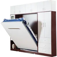 AEA Schrank Bett Wandschrank Betten Wohnwand Schlafzimmer Gästezimmer Möbel Regal