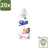 Silan 20 x – Wasverzachter – Sensitive – 1144 ml - Wasstrips - Wasverzachter - Gevoelige Huid - Hypoallergene - Huidvriendelijk - Wasgoed Zachtheid