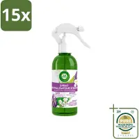 Air Wick 15 x – Luchtverfrisser Spray – Active Fresh Lavendel & Lelie – 237 ml - Wasstrips - Luchtverfrisser - Geur Neutraliseren - Natuurlijke Geur - Lavendel - Lelie