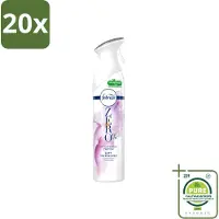 Febreze 20 x Spray - Zero % - Orchidee - Luchtverfrisser - 300ml - Grootverpakking - Vaatwasstrips - Luchtverfrisser - Geuren Verwijderen - Orchidee Geur - Frisse Geur - Zero %