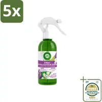 Air Wick 5 x – Luchtverfrisser Spray – Active Fresh Lavendel & Lelie – 237 ml - Wasstrips - Luchtverfrisser - Geur Neutraliseren - Natuurlijke Geur - Lavendel - Lelie