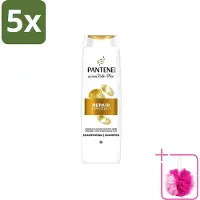 Pantene 5 x – Shampoo – Repair & Protect – 250 ml - Bulkverpakking - Haarschoonmaken - Douchemop - Haarversterken