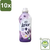 Lenor 10 x – Wasverzachter – Lavender & Kamille – 56 Wasbeurten – 1176 ml - Grootverpakking - Vaatwasstrips - Wasverzachter - Lavendel - Kamille - Wasgeur - Wasverzachting