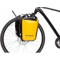 Crosso Dry 30 Fietstassen Set - Geel - Waterdicht en robuust