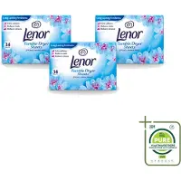 Lenor 3 x - Droogtrommeldoekjes - Spring Awakening - 34 Doekjes - Grootverpakking - Vaatwasstrips - Droogtrommeldoekjes - Voorjaar Geur - Droogtrommel Geur - Kleding Fris - Statische Elektriciteit