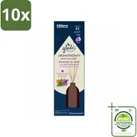 Glade 10 x - Geurstokjes Moment van Zen - Aromatherapie Geurverspreiding - 80 ml - Grootverpakking - Vaatwasstrips - Geurstokjes - Aromatherapie - Rust - Ontspanning - Lavendel