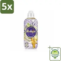 Robijn 5 x – Wasverzachter – Intense Spa Sensation – 765 ml - Grootverpakking - Vaatwasstrips - Wasverzachter - Eucalyptus - Lavendel - Wasgeur - Kleding Verzorgen