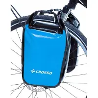Crosso Dry 30 Fietstassen Set - Blauw - Waterproof & Rail Systeem
